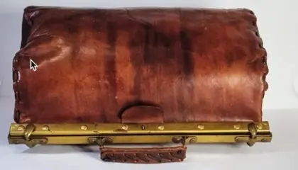 dokterstas (1) - Leder, Messing