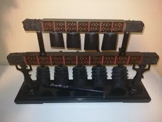 unbekannt - Bianzhong Chinese beiaard - hout brons