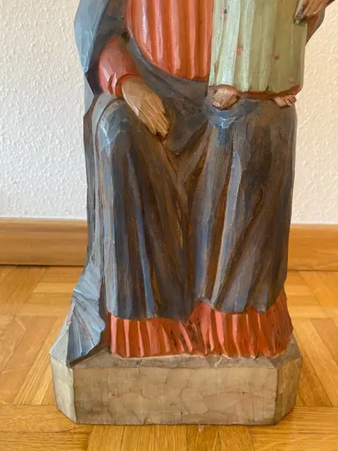 Katholiek Grenenhout Staakbeeld - 48×19.5×9 cm