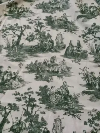 Panamakatoen - 280 x 260 cm - Hars/polyester, Katoen - Eind 20e eeuw