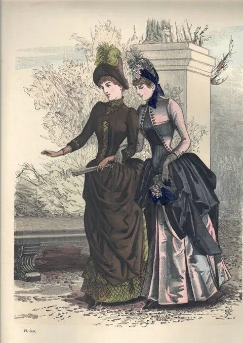 La Saison Journal Illustré des Dames - Set van La Saison Journal handgekleurde prenten (7) - Art Nouveau - Papier