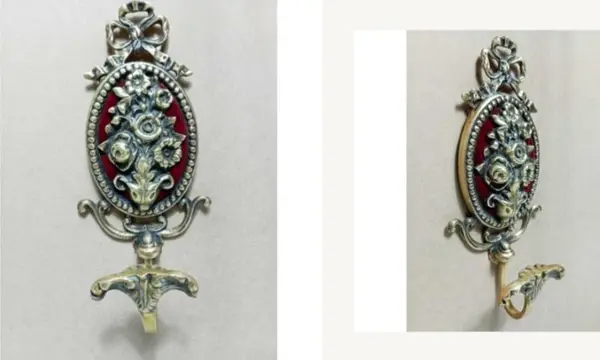 kapstok (1) - Brons (verguld)