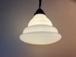 Art Deco Hanglamp - Art Deco - koper en glas