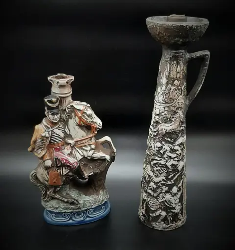 Bresciani Arcor & Riprod Vietata C.C. - Vintage Italian drink carafes / candle holders (3) - Keramiek