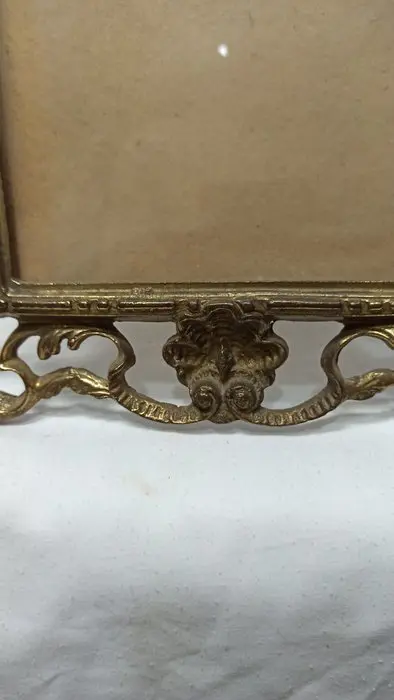 Fotolijst (1) - Brons (verguld/verzilverd/gepatineerd/koud geschilderd), Karton