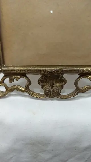 Fotolijst (1) - Brons (verguld/verzilverd/gepatineerd/koud geschilderd), Karton