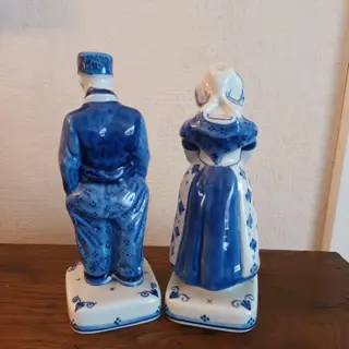 Porceleyne Fles - Boer en Boerin (klein) - 1981 - - Porselein