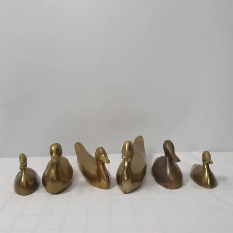 Decoratieve eenden - Messing