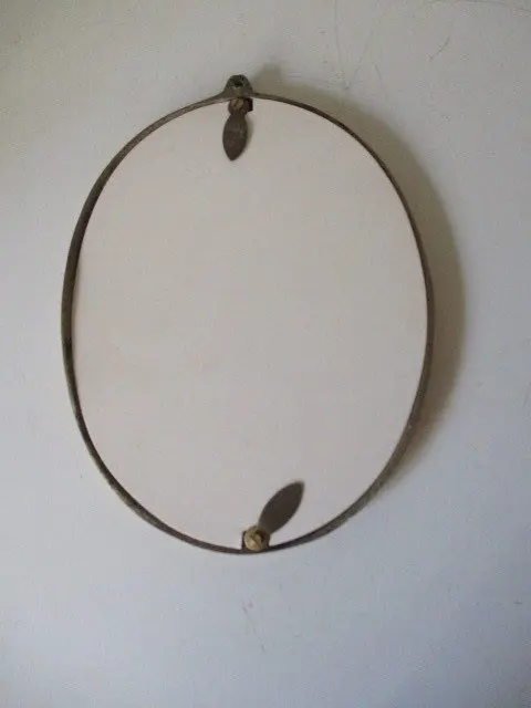 Ovale fotolijst - Glas, Messing