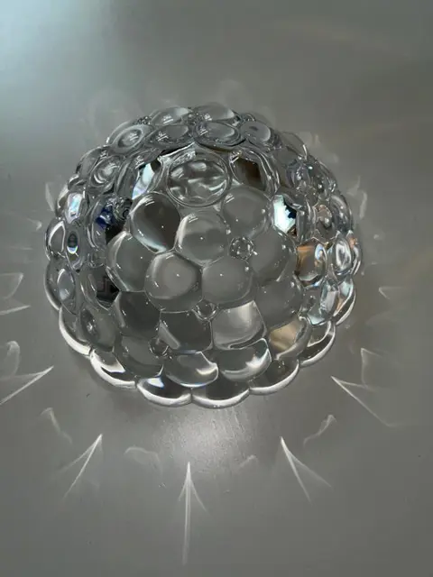 Anne Nilsson - Orrefors - Schaal/kom, Waxinelichthouder (2) - Semi kristal