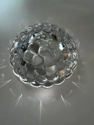 Anne Nilsson - Orrefors - Schaal/kom, Waxinelichthouder (2) - Semi kristal