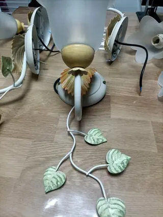 Helios - Sampa Helios - Muurlamp (6) - Art Deco - Kristal, Staal