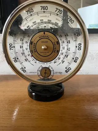 Jaeger - Barometer (1) - Aluminium, Glas, Staal, Verguld