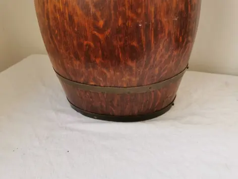 Exfa - Antieke houten Harington - Hout (Eik), Koper