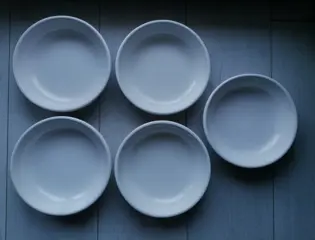 Franco Bucci - Bucci - 5 soepkommen in keramiek. Franco Bucci - Keramiek