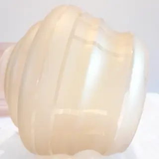 Matglazen bollen (3) - Art Deco - Glas