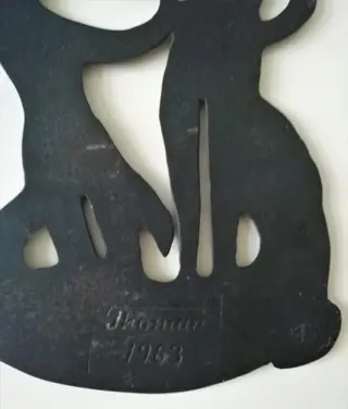 Ewald Mataré Collection - Thomae - Wall sculpture (Tobias heals his blind father) - Cast iron