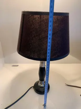 Colmore tafellamp (1) - Neoklassieke stijl - zilver zwart metaal