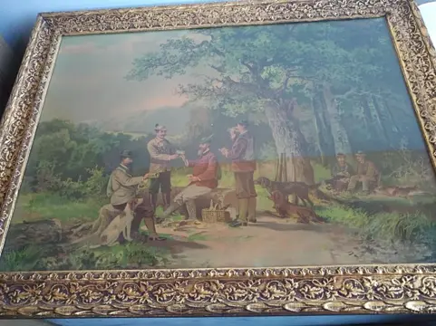 kaders (2) - hout verguld