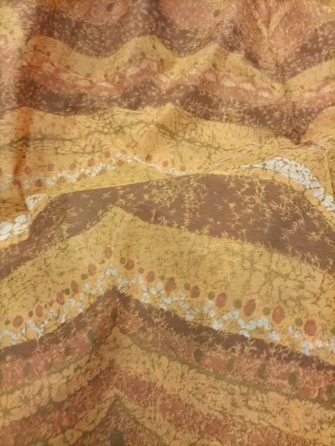 vintage jaren 70 stof gemaakt in Italië - 450 x 120 cm - Katoen - 21e eeuw