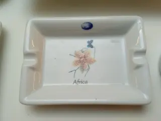 Asbak (7) - Art Deco - Keramiek, Opaline glas