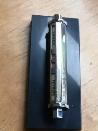 Gold Starry - Desktop eeuwigdurende kalender (1) - Marmer, Nikkel of chroom metaal