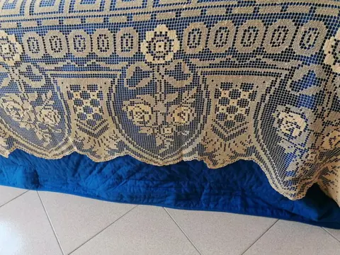 Spreien - 270 x 260 cm (1) - Linnen - Eind 19e eeuw