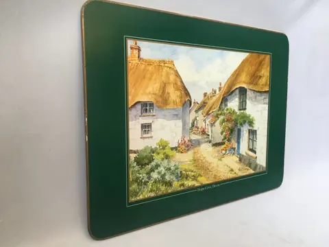 John Hinde - Individueel tafelkleed (6) - Kurk, gelakt papier.