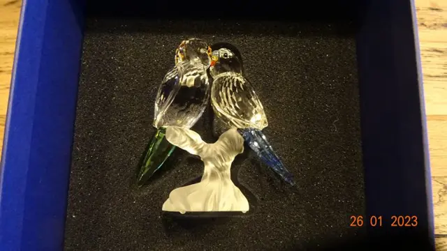 Michael Stamey - Swarovski - Budgies - 680627 - Boxed (1) - Kristal