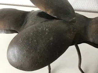 Grote IJzeren Vlieg, 40 cm. - IJzer (gegoten/gesmeed)