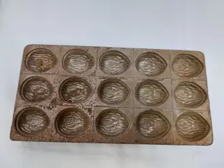 Walnoot chocolade vorm (1) - metaal