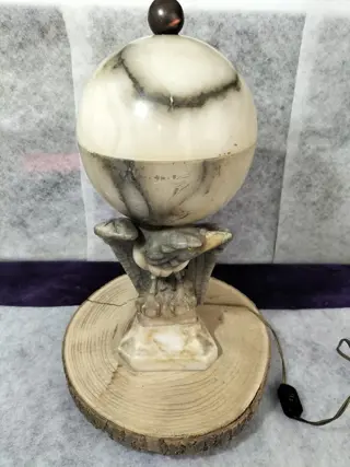 Lamp (1) - Albast, Marmer