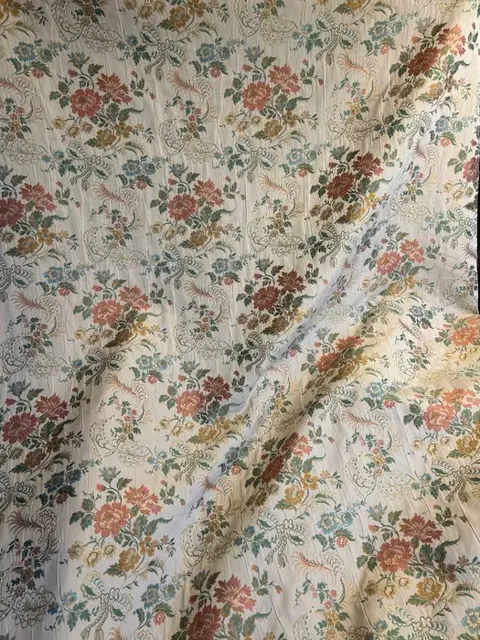 300 x 300 cm - elegante damaststof, San leucio lampas - Hars/polyester, Katoen, Zijde, viscose - 21e eeuw