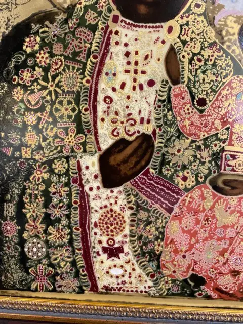 Icoon, De Zwarte Madonna van Czestochowa - Porselein