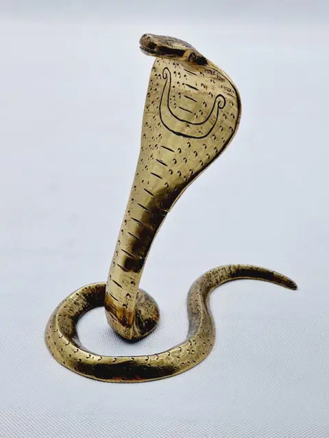 Slang beeldje - Messing