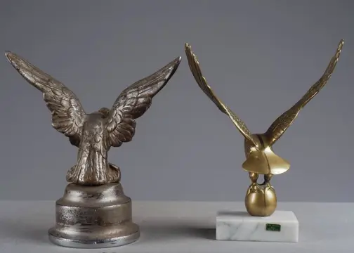 porte montre zakhorloge standaard (2) - metaal messing marmer