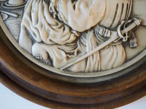 Vintage plaquette ingelijst (2) - Zie bestaande