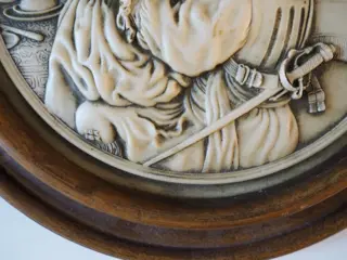 Vintage plaquette ingelijst (2) - Zie bestaande