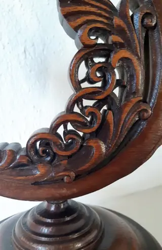 Kandelaar (1) - Art Deco - Hout