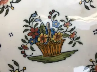 Fourmaintraux Frères - Bord, Schotel (2) - Faience (tin glazuur)