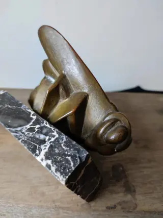 Beeld(je) (1) - Gepatineerd brons