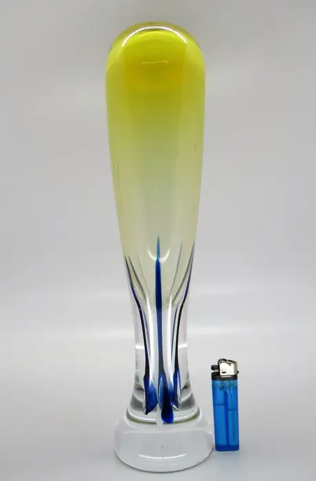 Adam Jablonski - Grote Vaas (H. 38,5 cm) - Kristal