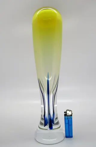 Adam Jablonski - Grote Vaas (H. 38,5 cm) - Kristal