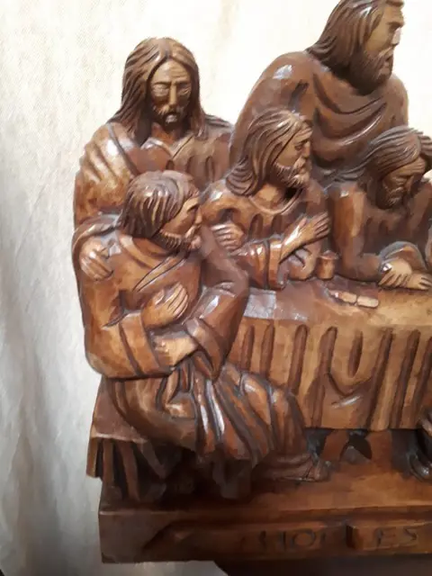 Atr. Gaston Dobbelaere - Wandpaneel Laatste avondmaal - Neoklassieke stijl - Hout