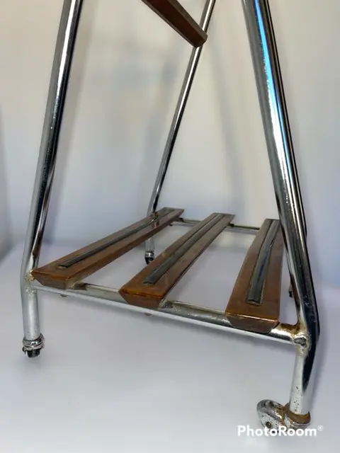 Paris - PARIJS-Galan 's nachts, Vintage Dressboy (1) - Hout, Staal