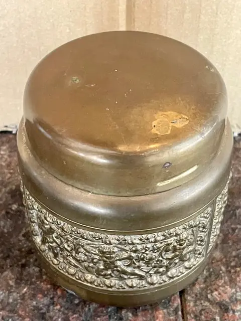 Gedateerde messing set van 4 stuks - Messing