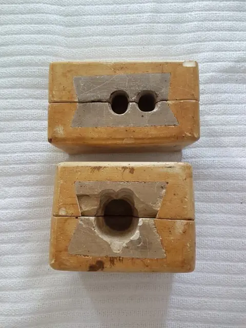 Sets marsepeinvormen (2) - Aardewerk en gips