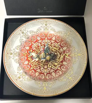 Gianni Versace - Rosenthal - Kerstwagenplaat 2007 - Porselein