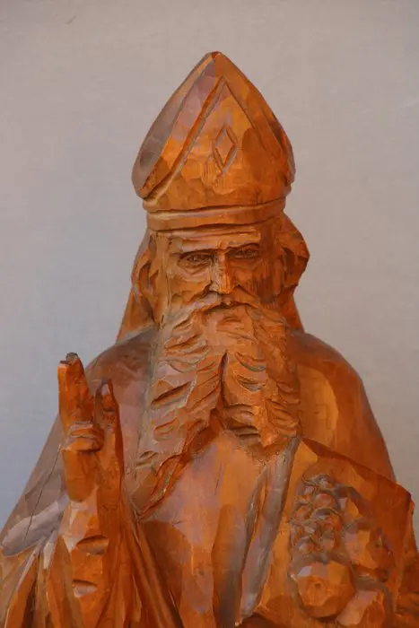 Heilige Bisschop - Hout