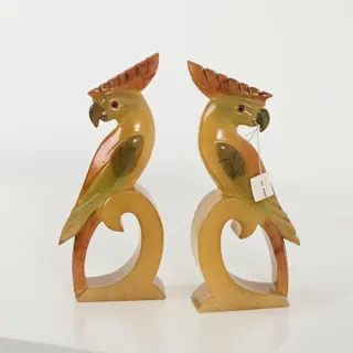 Kaketoe sculpturen - Albast